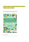 Test Bank For Calculation of Drug Dosages 12th Edition by Sheila J&period; Ogden&comma; Linda Fluharty Chapter 1-19 Complete