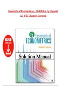 Solutions Manual &ndash; Essentials of Econometrics 5th Edition by Gujarati &vert;  All 22 Chapters &vert; Latest Edition &vert; Instant PDF Download