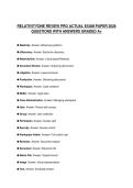 RELATIVITYONE REVIEW PRO ACTUAL EXAM PAPER 2026 QUESTIONS WITH ANSWERS GRADED A&plus;