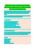 CPSM Exam 2 Terms &ndash; Latest Version Exam Review with Complete Questions & Correct Detailed Answers &lpar;Supply Chain Management&rpar;