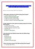 CALIFORNIA SMOG CHECK INSPECTOR EXAM VERIFIED ANSWERS AND QUESTIONS - MOST RECENT EDITION 2026&sol;2027