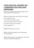 PHI BETA SIGMA FINAL ASSESSMENT 2026 COMPREHENSIVE STUDY GUIDE SOLVED QUESTION BANK