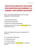 MTTC PE 044 PRACTICE TEST EXAM  2026 QUESTIONS AND ANSWERS &vert; A&plus;  GRADED &vert; WITH EXPERT SOLUTIONS