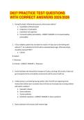 WGU D027 PRACTICE TEST 1 QUESTIONS WITH CORRECT ANSWERS
