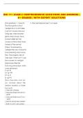 BIO 111 EXAM 2 COMPREHENSIVE QUESTIONS AND ANSWERS &vert;  A&plus; GRADED &vert; WITH EXPERT SOLUTIONS
