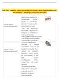 BIO 111 EXAM 2 COMPREHENSIVE QUESTIONS AND ANSWERS &vert;  A&plus; GRADED &vert; WITH EXPERT SOLUTIONS 
