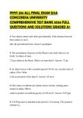 PHYS 284 ALL FINAL EXAM Q&A CONCORDIA UNIVERSITY COMPREHENSIVE TEST BANK 2026 FULL QUESTIONS AND SOLUTIONS GRADED A&plus;