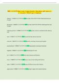 BIO 111 ECPI final exam Comprehensive Questions and Answers &vert;  A&plus; Graded &vert; With Expert Solutions