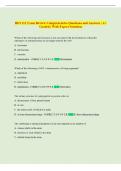BIO 111 Exam Review Comprehensive Questions and Answers &vert; A&plus;  Graded &vert; With Expert Solutions