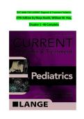 Test bank for current diagnosis and treatment pediatrics twenty fourth edition 24th edition william hay