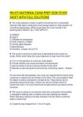 RN ATI MATERNAL EXAM PREP 2026 STUDY SHEET WITH FULL SOLUTIONS