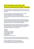 RN ATI MATERNAL EXAM SCRIPT 2026 UPDATED QUESTIONS AND CORRECT ANSWERS