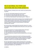 RN ATI MATERNAL TEST PAPER 2026 QUESTIONS AND SOLUTIONS GRADED A&plus;