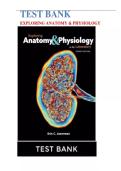 Test Bank For Exploring Anatomy & Physiology in the Laboratory 4th Edition by Erin C&period; Amerman&vert; 9781640433991&vert; All Chapters 1-29&vert; LATEST