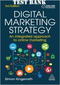 Test bank for digital marketing strategy an integrated approach to online marketing 3rd edition by simon kingsnorth