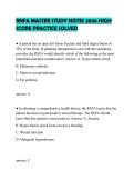 RNFA MASTER STUDY NOTES 2026 HIGH SCORE PRACTICE SOLVED