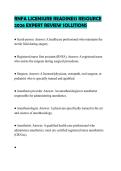 RNFA LICENSURE READINESS RESOURCE 2026 EXPERT REVIEW SOLUTIONS