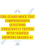 Fire guard mock test Comprehensive Questions &lpar;Frequently Tested&rpar; with Verified Answers Graded A&plus;