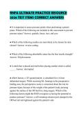 RNFA ULTIMATE PRACTICE RESOURCE 2026 TEST ITEMS CORRECT ANSWERS
