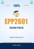 EPP2601 Exam Pack 2026  - Distinction Guaranteed