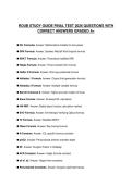 ROUB STUDY GUIDE FINAL TEST 2026 QUESTIONS WITH CORRECT ANSWERS GRADED A&plus;