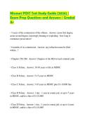 Missouri POST Test Study Guide &lpar;2026&rpar; &vert; Exam Prep Questions and Answers &vert; Graded A&plus;