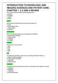 INTRODUCTION TO RADIOLOGIC AND  IMAGING SCIENCES AND PATIENT CARE -  CHAPTER 1&comma; 2&comma;3 AND 4 REVIEW 