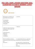 PSCI 2305- EXAM 1 REVIEW QUESTIONS 2026 &vert;GUARANTEED ACCURATE ANSWERS &vert;LATEST VERSION