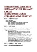 2026&sol;2027 Test Bank for Primary Care&colon; A Collaborative Practice &lpar;Buttaro&comma; 6th Edition&rpar; 