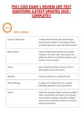 PSCI 2305 EXAM 1 REVIEW UNT TEST QUESTIONS &vert;LATEST UPDATES 2026 &vert;COMPLETE&excl;&excl;