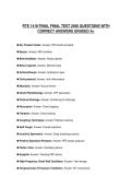 RTE 1418 FINAL FINAL TEST 2026 QUESTIONS WITH CORRECT ANSWERS GRADED 