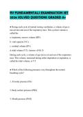 RV FUNDAMENTALS EXAMINATION SET 2026 SOLVED QUESTIONS GRADED A&plus;