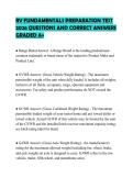 RV FUNDAMENTALS PREPARATION TEST 2026 QUESTIONS AND CORRECT ANSWERS GRADED A&plus;