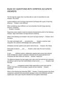 BUAD 331 QUESTIONS WITH VERIFIED ACCURATE ANSWERS