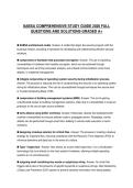 SABSA COMPREHENSIVE STUDY GUIDE 2026 FULL QUESTIONS AND SOLUTIONS GRADED A&plus;