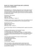 BUAD 331 EXAM 2 QUESTIONS WITH VERIFIED ACCURATE ANSWERS