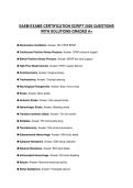 SAEM EXAMS CERTIFICATION SCRIPT 2026 QUESTIONS WITH SOLUTIONS GRADED A&plus;