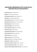 SAEM EXAMS COMPREHENSIVE STUDY GUIDE 2026 FULL QUESTIONS AND SOLUTIONS GRADED A&plus;