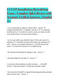 U1 UST Installation&sol;Retrofitting Exam &vert; Complete Q&A Review with Accurate Verified Answers &vert; Graded A&plus;