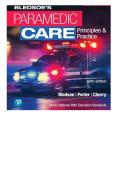 Test Bank for Paramedic Care - Principles & Practice ED&period;6 Volume 1-5 by Bryan Bledsoe&comma; Robert Porter & Richard Cherry&period;COMPLETE&comma; Elaborated and Latest Test Bank &period; ALL Chapters Included - Reviewed&sol;Updated 2023 5&ast; Rated isbn&colon;9780136895299