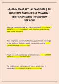 eRailSafe EXAM ACTUAL EXAM 2026 &vert; ALL QUESTIONS AND CORRECT ANSWERS &vert; VERIFIED ANSWERS &vert; BRAND NEW VERSION&excl;