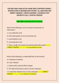 ISDS 3001 FINAL EXAM ACTUAL EXAMS 2026 &lpar;2 DIFFERENT EXAMS&rpar; &vert; INTRODUCTION TO INFORMATION SYSTEMS &vert; ALL QUESTIONS AND CORRECT ANSWERS &vert; VERIFIED ANSWERS &vert; LOUISIANA STATE UNIVERSITY &lpar;LSU&rpar; &vert; UPDATED VERSIONS