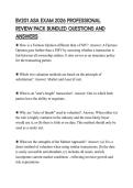 BV201 ASA EXAM 2026 PROFESSIONAL REVIEW PACK BUNDLED QUESTIONS AND ANSWERS