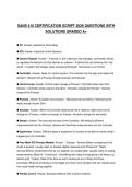 SANS 410 CERTIFICATION SCRIPT 2026 QUESTIONS WITH SOLUTIONS GRADED A&plus;