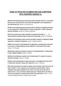 SANS 410 PRACTICE EXAMINATION 2026 QUESTIONS WITH ANSWERS GRADED A&plus;