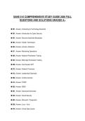 SANS 515 COMPREHENSIVE STUDY GUIDE 2026 FULL QUESTIONS AND SOLUTIONS GRADED A&plus;