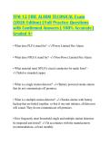 TFM 12 FIRE ALARM TECHNICAL Exam &lpar;2026 Edition&rpar; &vert; Full Practice Questions with Confirmed Answers &vert; 100&percnt; Accurate &vert; Graded A&plus;