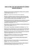 SANS 515 FINAL TEST 2026 QUESTIONS WITH CORRECT ANSWERS GRADED A&plus;