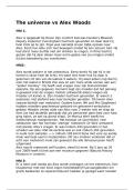 Universe vs Alex Woods samenvatting