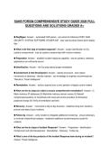 SANS FOR508 COMPREHENSIVE STUDY GUIDE 2026 FULL QUESTIONS AND SOLUTIONS GRADED A&plus;